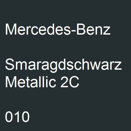 Mercedes-Benz, Smaragdschwarz Metallic 2C, 010.